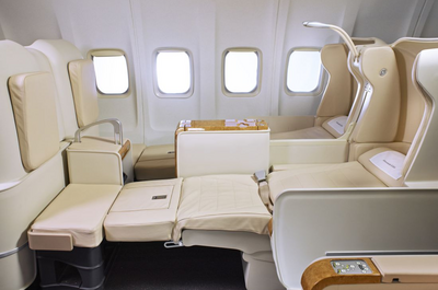 Ausstattung, Abercrombie & Kent, Privatjet Reise