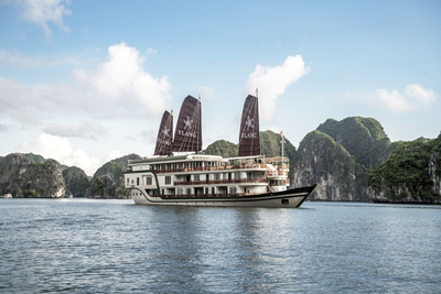 Schiff Ylang, Heritage Line, Halong Bucht Vietnam, Luxuskreuzfahrt Asien