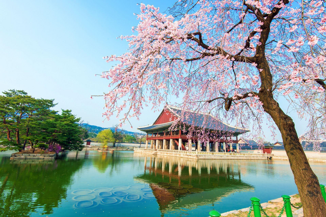 Gyeongbokgung Palast in Seoul, Südkorea Reisen