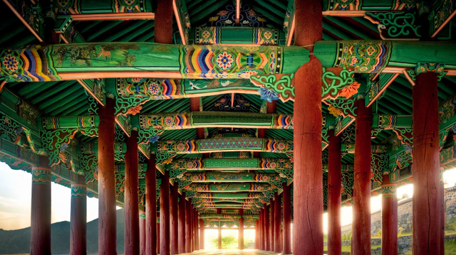 Architektur in Yeosu, Südkorea Reisen
