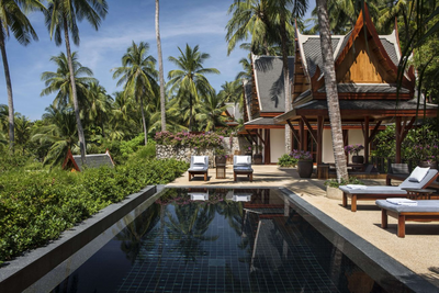 Poolbereich, Amanpuri, Phuket, Thailand Reise