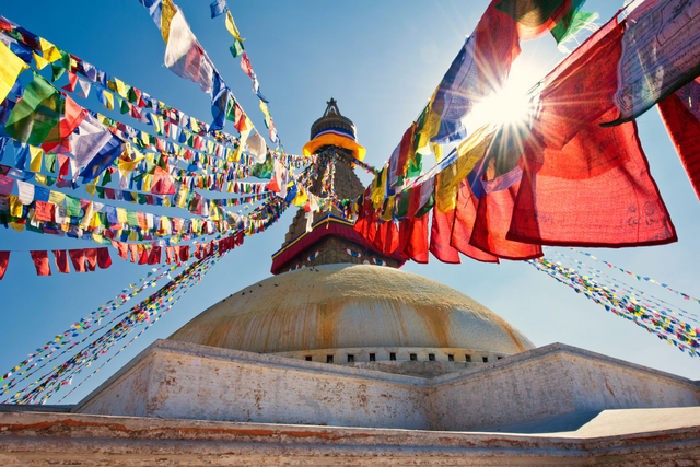 Bodnath Stupa in Kathmandu, Nepal Reisen