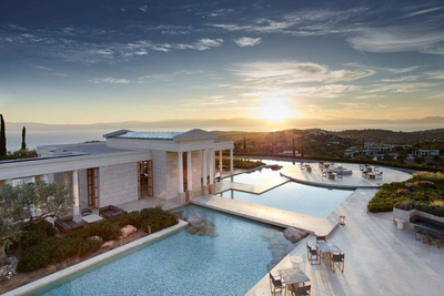 Pool, Hotel Amanzoe, Griechenland © Amanzoe